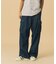 COLOR STITCHED DENIM CARGO PANTS