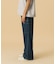 COLOR STITCHED DENIM CARGO PANTS