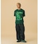 COLOR STITCHED DENIM CARGO PANTS