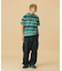 COLOR STITCHED DENIM CARGO PANTS