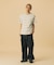COLOR STITCHED DENIM CARGO PANTS