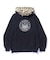 PATTERN BLOCKED HOODED SWEATSHIRT