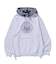 PATTERN BLOCKED HOODED SWEATSHIRT