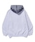 PATTERN BLOCKED HOODED SWEATSHIRT