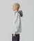 PATTERN BLOCKED HOODED SWEATSHIRT