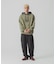 PATTERN BLOCKED HOODED SWEATSHIRT