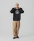 PATTERN BLOCKED HOODED SWEATSHIRT