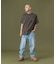 DISCHARGE PRINTED LOGO S/S TEE
