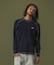 CONTRAST STITCH L/S TEE