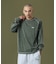 CONTRAST STITCH L/S TEE