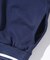 STRIPED RIB HALF ZIP SWEATSHIRT