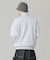STRIPED RIB HALF ZIP SWEATSHIRT