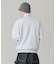 STRIPED RIB HALF ZIP SWEATSHIRT