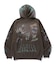 MULTI LOGO ZIP UP HOODED SWEATSHIRT