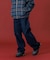PANELED DENIM PANTS