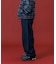 PANELED DENIM PANTS