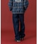 PANELED DENIM PANTS