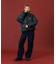 PANELED DENIM PANTS