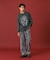 PANELED DENIM PANTS