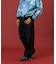 PANELED DENIM PANTS