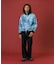 PANELED DENIM PANTS