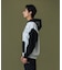 COLOR BLOCK ZIP HOODED SWEATSHIRT