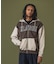 COLOR BLOCK ZIP HOODED SWEATSHIRT
