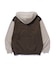 COLOR BLOCK ZIP HOODED SWEATSHIRT