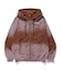 MIST DYED ZIP UP HOODED SWEATSHIRT
