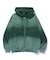 MIST DYED ZIP UP HOODED SWEATSHIRT