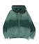 MIST DYED ZIP UP HOODED SWEATSHIRT