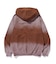 MIST DYED ZIP UP HOODED SWEATSHIRT