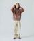 MIST DYED ZIP UP HOODED SWEATSHIRT