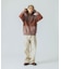 MIST DYED ZIP UP HOODED SWEATSHIRT