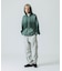 MIST DYED ZIP UP HOODED SWEATSHIRT