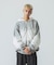 MIST DYED ZIP UP HOODED SWEATSHIRT