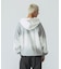 MIST DYED ZIP UP HOODED SWEATSHIRT