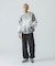 MIST DYED ZIP UP HOODED SWEATSHIRT