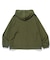 CONTRAST STITCHED NYLON HOODED JACKET