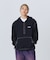 CONTRAST STITCHED NYLON HOODED JACKET