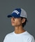 RHINESTONE LOGO MESH CAP