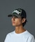 RHINESTONE LOGO MESH CAP