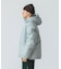 QUILTING LOGO HOODED PUFFER JACKET