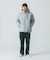 QUILTING LOGO HOODED PUFFER JACKET