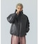 QUILTING LOGO HOODED PUFFER JACKET