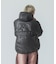QUILTING LOGO HOODED PUFFER JACKET