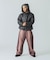 QUILTING LOGO HOODED PUFFER JACKET
