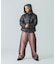 QUILTING LOGO HOODED PUFFER JACKET