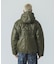 QUILTING LOGO HOODED PUFFER JACKET