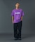 DISCHARGE PRINTED STANDARD LOGO S/S TEE